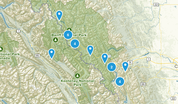 Banff Map