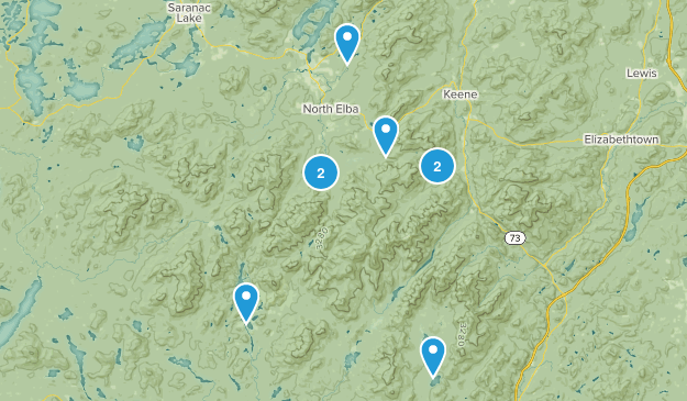 High Peaks Map
