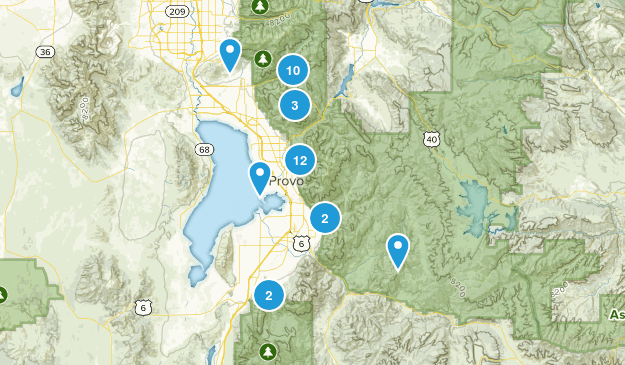 Provo Area Map
