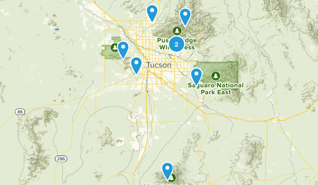 Tucson, AZ - Easy Map