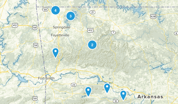 trails to hike Map
