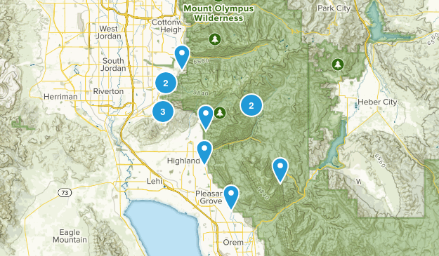 Hikes With Meagan Map