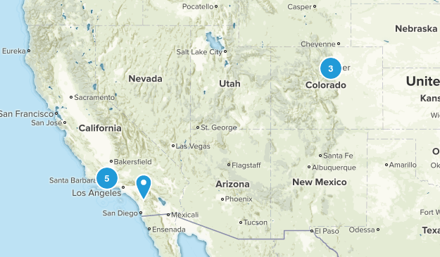 52 Hikes Map