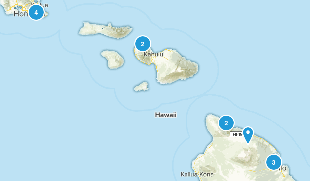 Hawaii Wish List Map