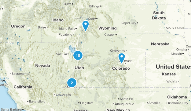 Hikes I want to do Map