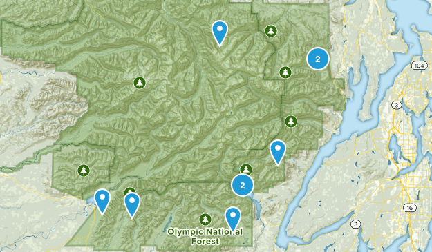 Olympic National Park Map