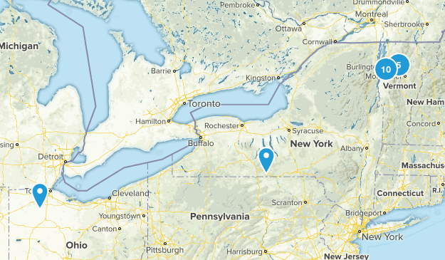 hikes with the kiddo Map