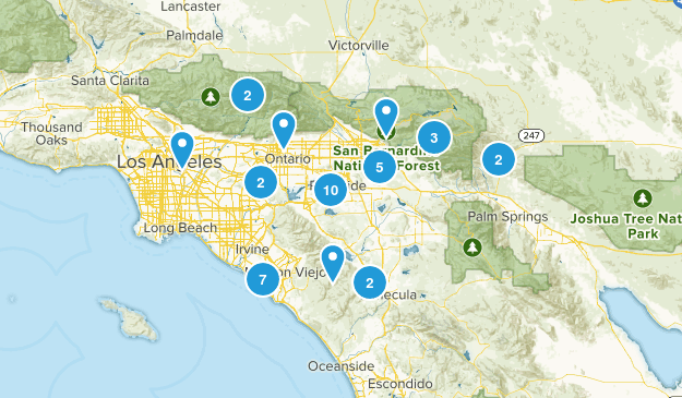 Under 1 mile hikes Map