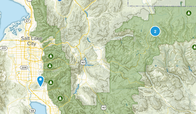 Park City w/ river Map