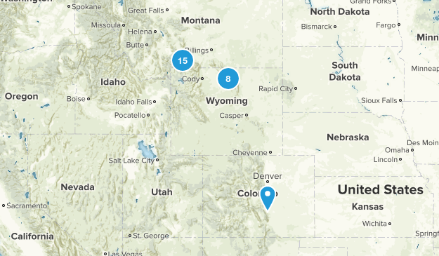 Nearby Hikes Map