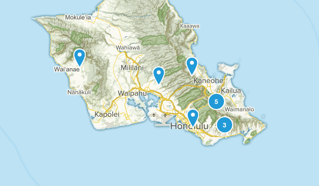 Hawaii Trails Map