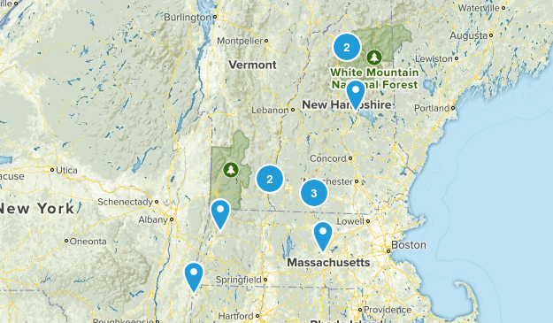 Thoreau's Travels Map