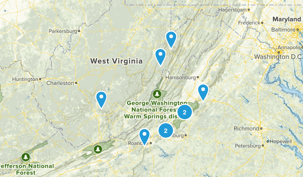 far away hikes Map