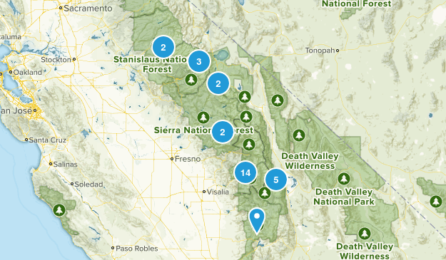 sierra fishing Map