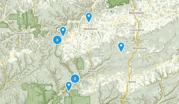 PA Grand Canyon Map