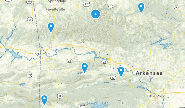 NW Arkansas Map