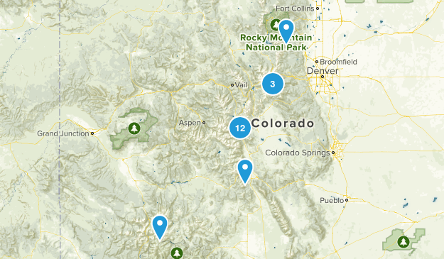 14ers Map