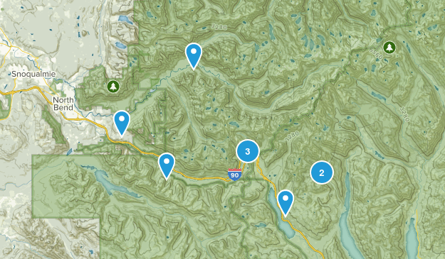 Snoqualmie region Map