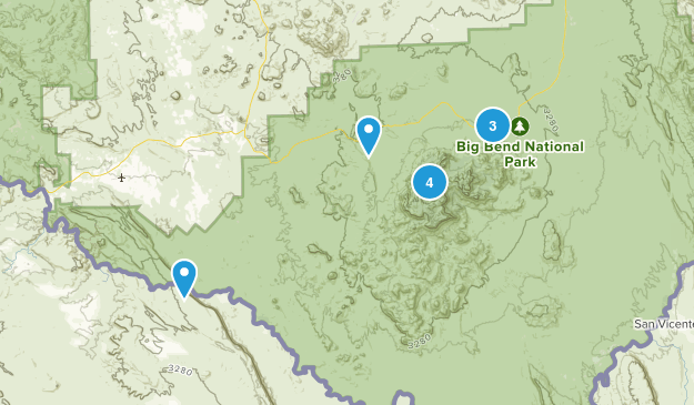 Big Bend National Park Map