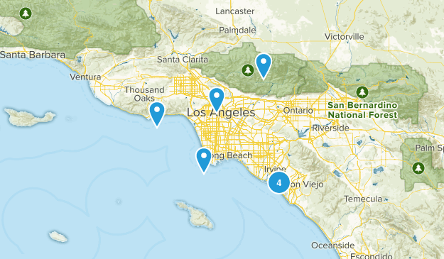To Hike - So Cal Map