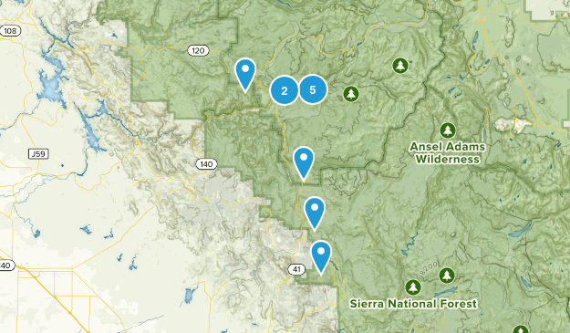 Yosemite Map