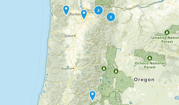 Day hikes Map