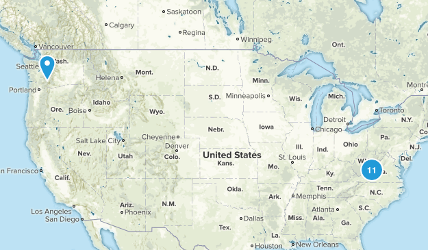hikes to do Map
