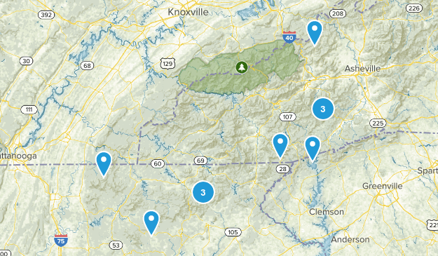 Backpacking Map