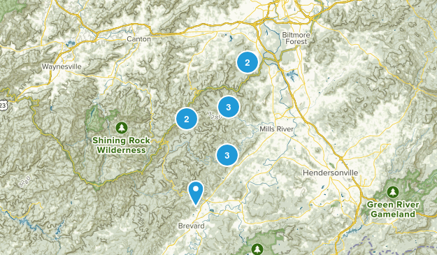Mills River Area Map