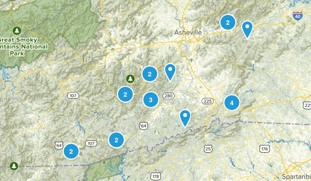 Short Hikes Map