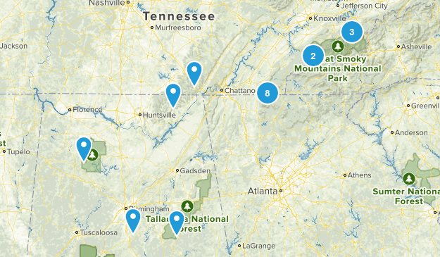 Weekend Trips Map