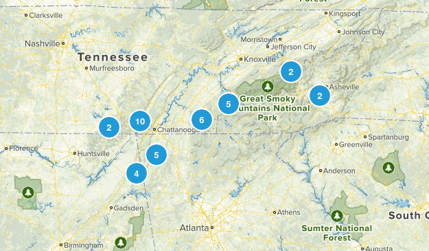Hikes we want to do Map