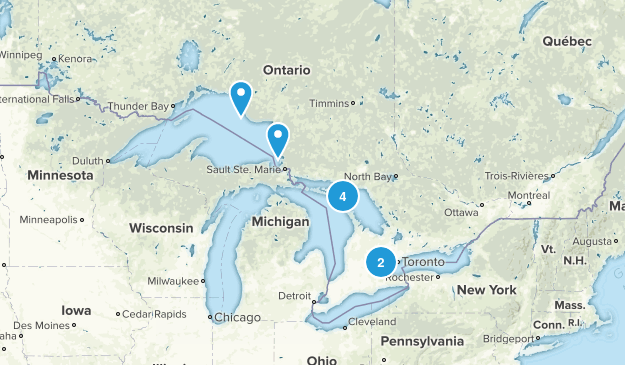 Ontario Trails Map