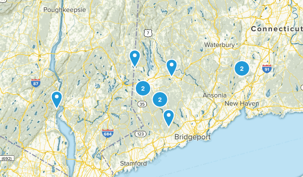 CT Hikes To Do Map