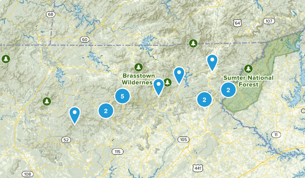 north georgia to do Map