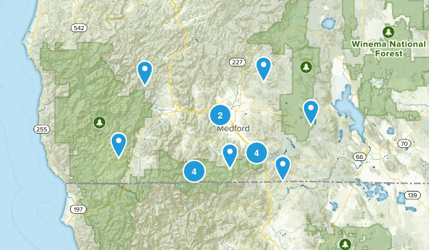 Trails to hike Map