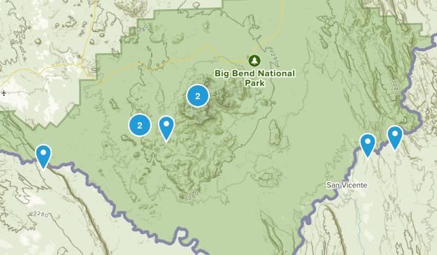 Big Bend Map