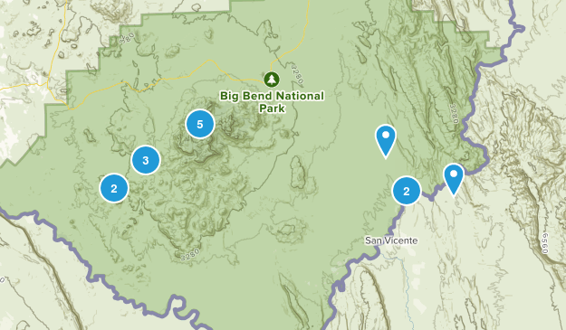 Big Bend Year Round Map