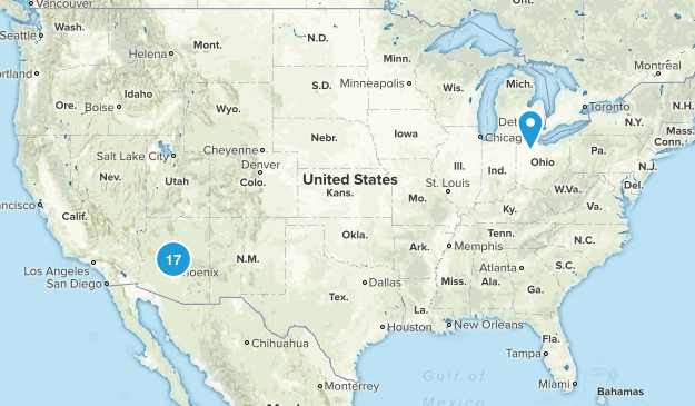 LD / RD hikes Map