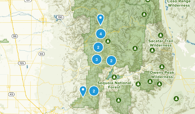 Kern / Sequoia NF Map