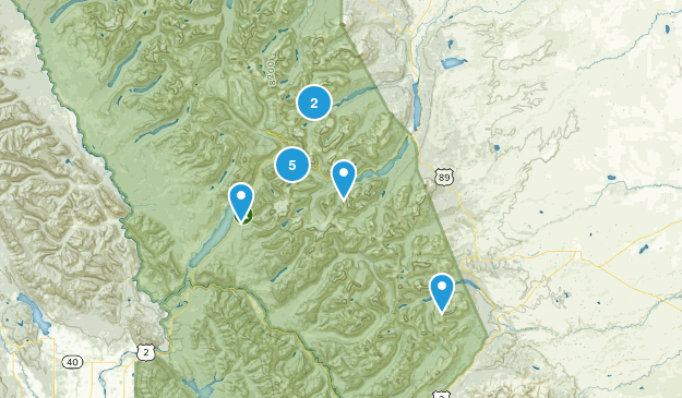 Glacier National Park Map