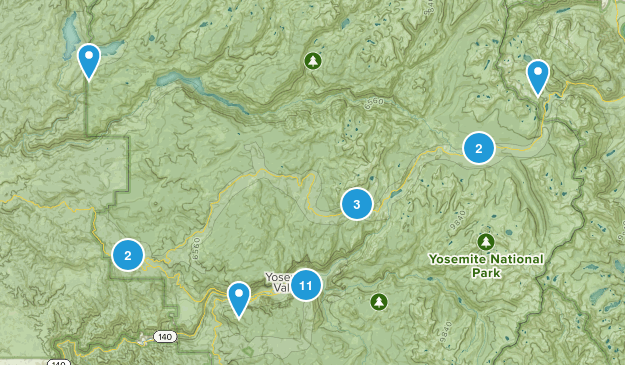 Yosemite Map