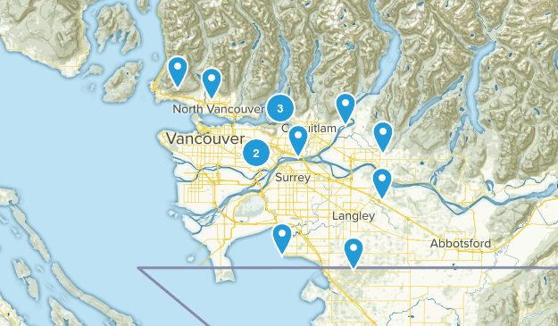 2017 hiking list Map