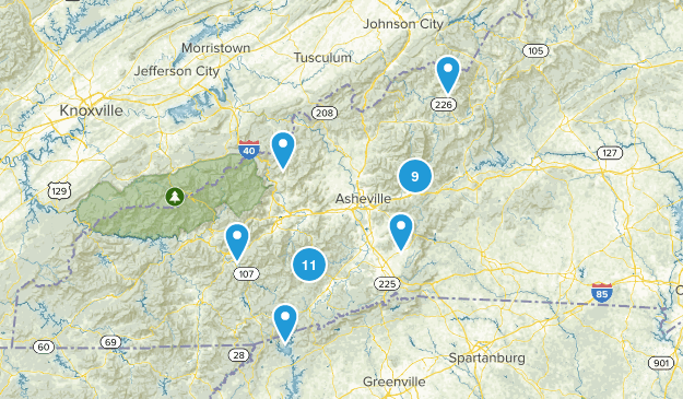 Asheville Trip Map