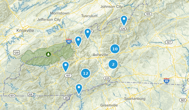 Asheville Trip Map