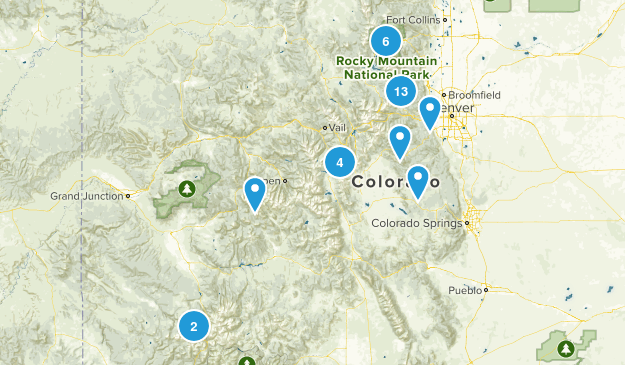 Moderate Trails Map