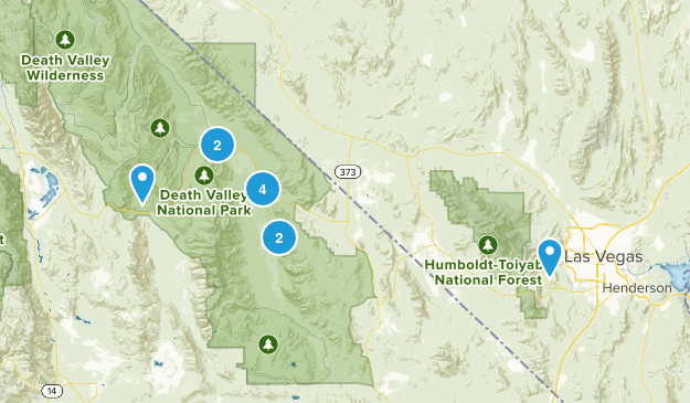 death valley Map