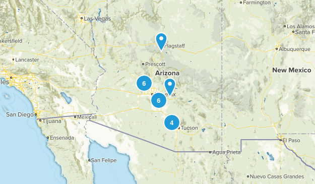 AZ. Hikes Map