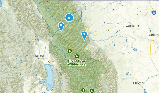 Glacier National Park Map