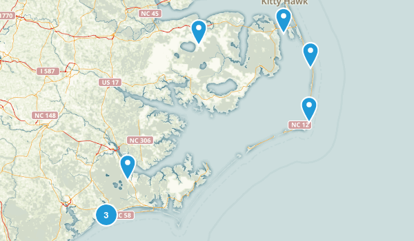 Outer Banks, NC Map